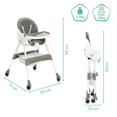 Barnestol | Sammenleggbar | Spisestol