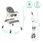 Barnestol | Sammenleggbar | Spisestol